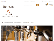 Tablet Screenshot of bellezza-shop.de
